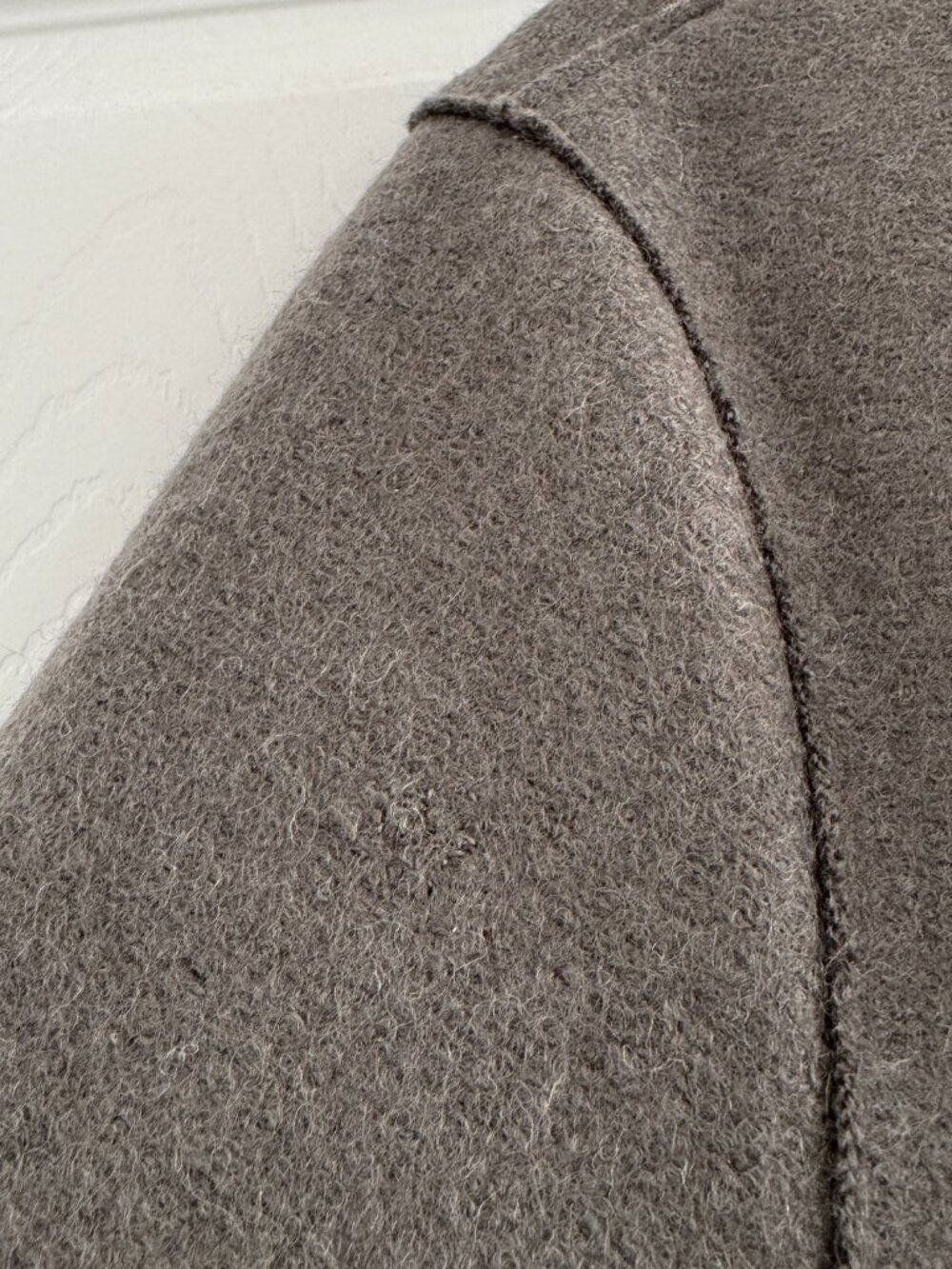 Harris Wharf "Slouchy Peacoat" in Ebony Grey, size 40 (Fits like size small ish) - Picture 7 of 13